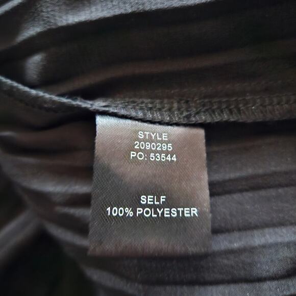 Current Air Womens Metallic Green Long Sleeve Medium Mini Dress Date Night Chic - Picture 15 of 15